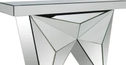 SalesFever Konsolentisch »Design-Konsole für stilvolles Ambiente« verspiegelt,in edler Form und besonderer Optik