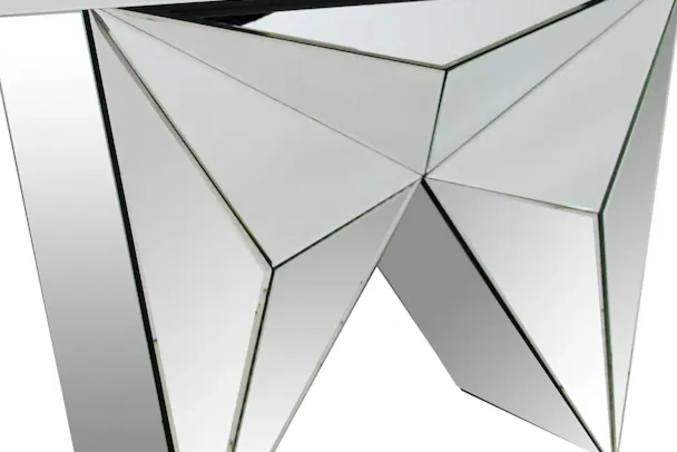 SalesFever Konsolentisch »Design-Konsole für stilvolles Ambiente« verspiegelt,in edler Form und besonderer Optik