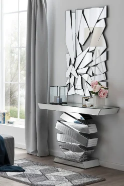 SalesFever Konsolentisch »Eleganter Beistelltisch« Spiegelfinish für elegante Raumgestaltung