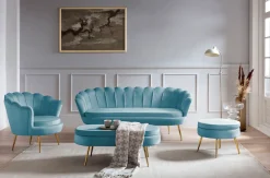 SalesFever Loungesessel »Clam - Design Cocktailsessel« Prachtvoll extravagantes Design im Muschel-Look