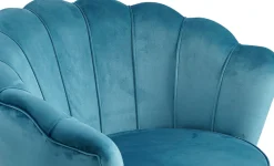 SalesFever Loungesessel »Clam - Design Cocktailsessel« Prachtvoll extravagantes Design im Muschel-Look
