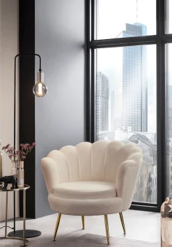 SalesFever Loungesessel »Sessel: Entspannung pur« Extravaganter Blickfang im stilvollen Muscheldesign
