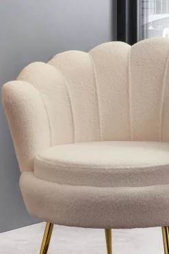 SalesFever Loungesessel »Sessel: Entspannung pur« Extravaganter Blickfang im stilvollen Muscheldesign
