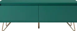 SalesFever Lowboard »Bolton - TV-Kommode in schlichter Eleganz« Kommode, Haarnadelbeine aus Metall mit Messinglegierung