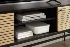SalesFever Lowboard »Torsby Stilvolle TV-Kommode für Ihr Wohnzimmer« Kommode: Stil trifft auf praktische Kabelorganisation