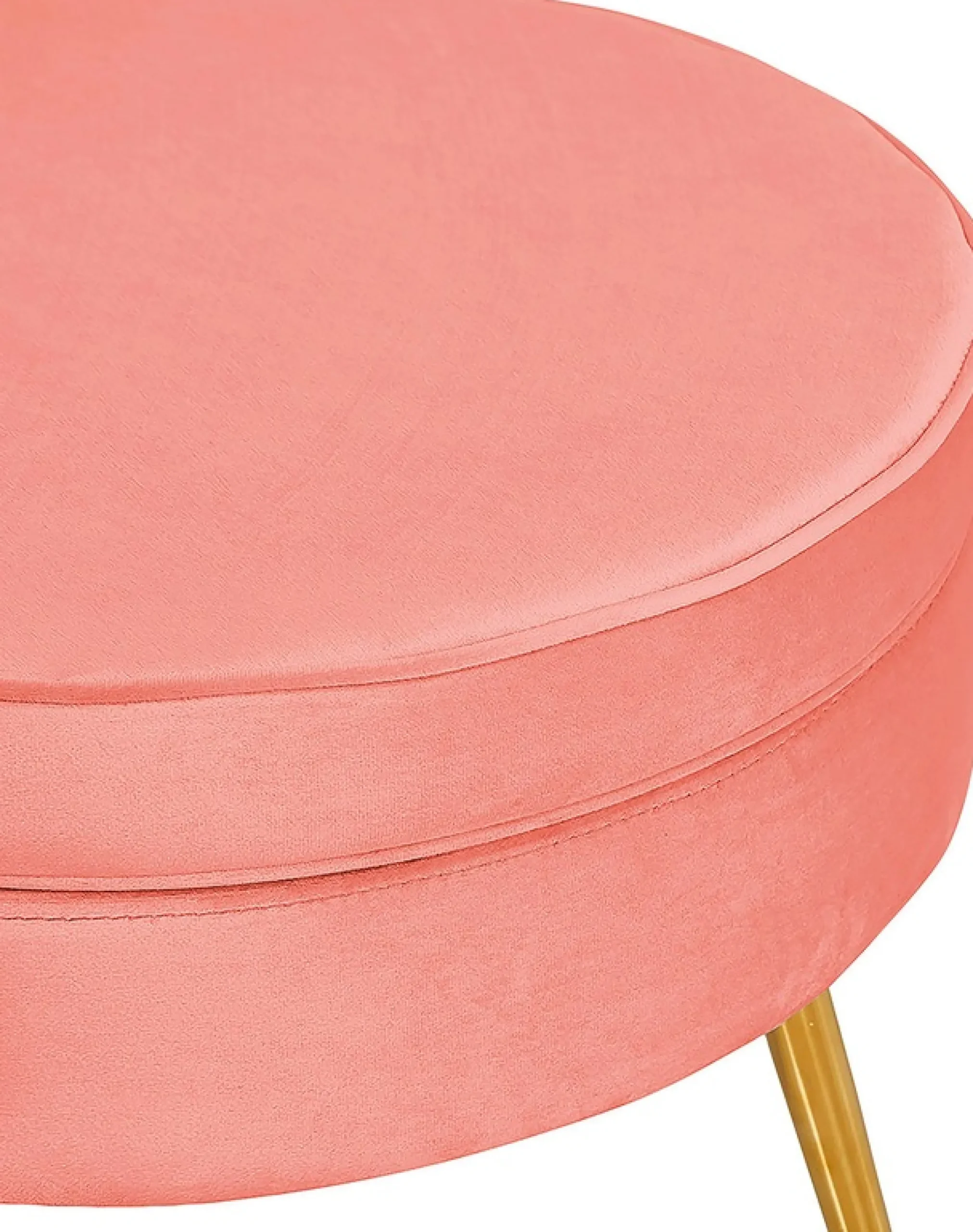 SalesFever Polsterhocker »Calm Gepolsterter Hocker mit Charme« mit hohem Sitzkissen