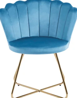 SalesFever Polsterstuhl »Komfortabler Stuhl im eleganten Design« (Set) 2 Stk.Muschel-Design
