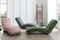 SalesFever Relaxsessel »Komfortable Loungeliege« Stilvolles Design mit eleganter Quersteppung