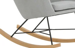 SalesFever Schaukelsessel »Komfortabler Schaukelstuhl zum Entspannen« Mit komfortablem Nackenkissen für Entspannung pur!
