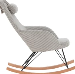 SalesFever Schaukelstuhl »Entspannung pur« () Bezug in moderner Cord-Optik