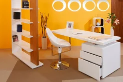 SalesFever Schreibtisch »Varberg - Arbeitsplatz Deluxe Design-Laptoptisch« Schubladen mit Soft-Close-Funktion