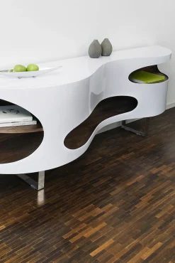 SalesFever Sideboard »Slough - Stilvolle Kommode« Kommode in extravaganter Form, Breite 200 cm