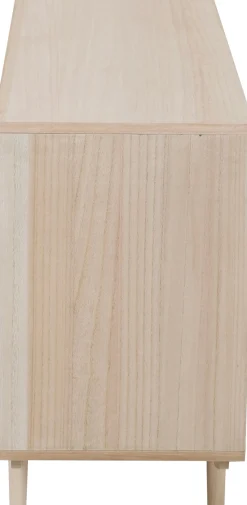 SalesFever Sideboard »Vejle Charmante Kommode für Stauraum« Charmante Kommode mit Rattan-Wiener-Geflecht Türfronten