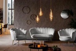 SalesFever 2-Sitzer »Clam Komfort-Duo-Sitz« Muscheldesign-Breite 136 cm: Pure Extravaganz