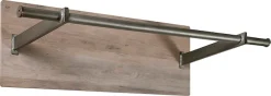 SalesFever Wandgarderobe »Design-Garderobe mit Stil« Eleganter Dekor in charmanter Eiche-Optik