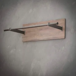 SalesFever Wandgarderobe »Design-Garderobe mit Stil« Eleganter Dekor in charmanter Eiche-Optik