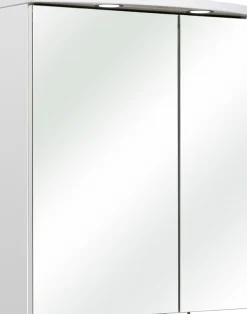 Saphir Badezimmerspiegelschrank »Spiegelschrank Serie 3006 inkl. LED-Beleuchtung, 2 Türen« Badschrank 60 cm breit, inkl. Steckdose und Türdämpfer