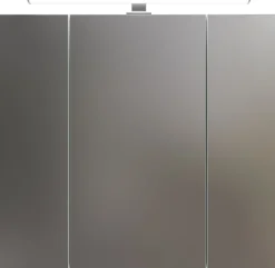 Saphir Badezimmerspiegelschrank »Spiegelschrank Serie 3006 inkl. LED-Beleuchtung, 3 Türen« Badschrank 80 cm breit, inkl. Steckdose und Türdämpfer