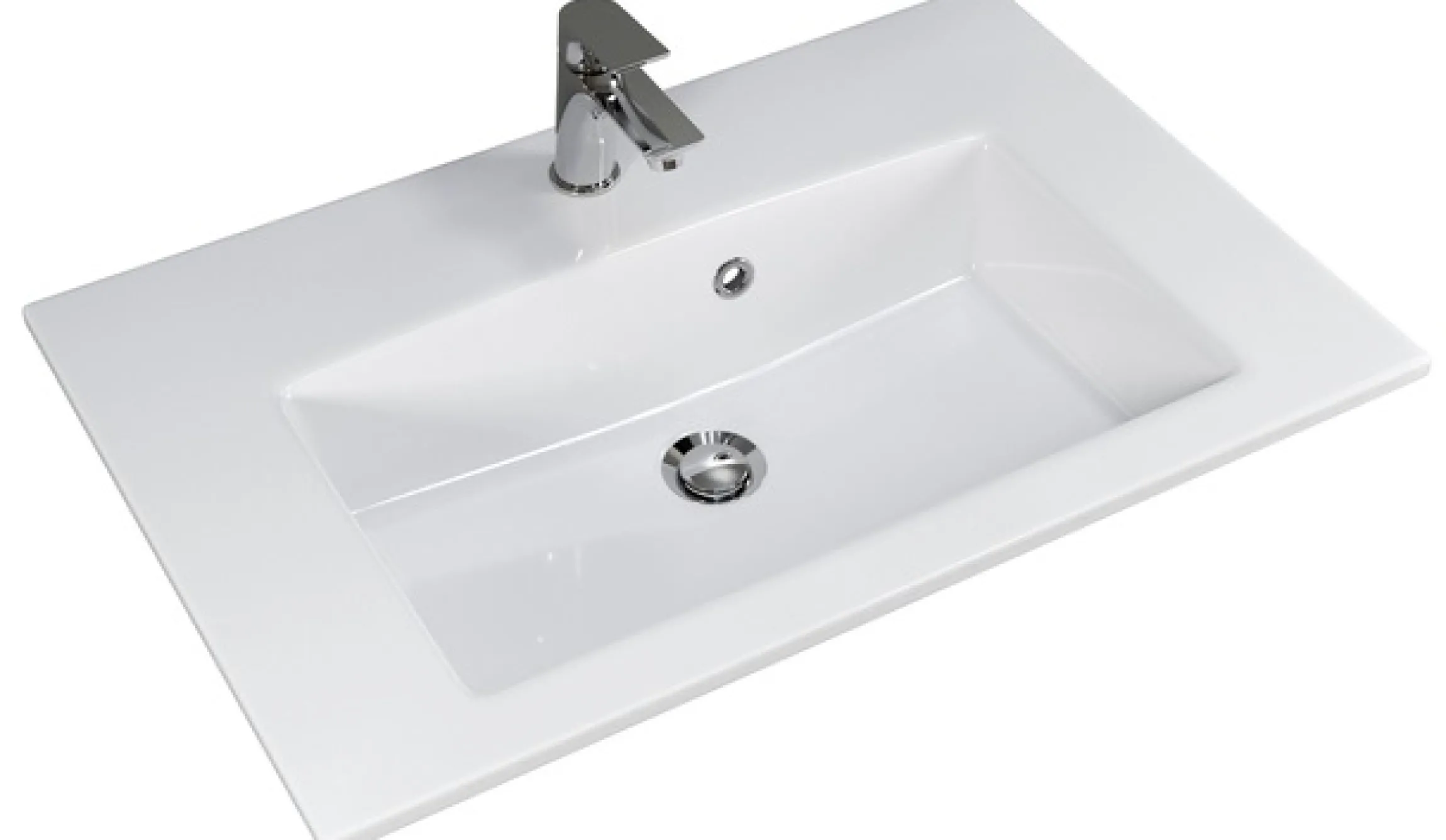 Saphir Badmöbel-Set »Badmöbel-Set Trentino 4-tlg Mineralmarmorwaschtisch,LED-Spiegelschrank« 5 Stk. tlg.