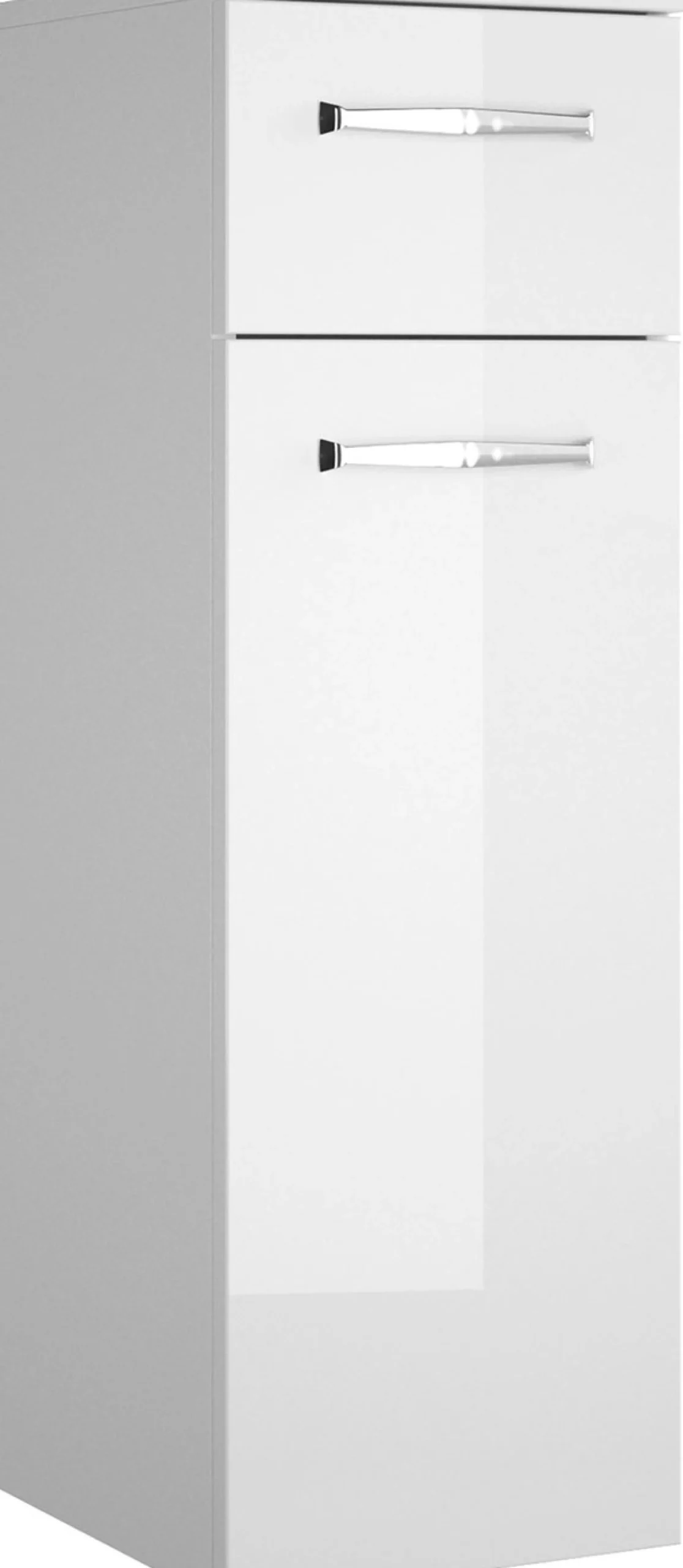 Saphir Badmöbel-Set »Badmöbel-Set Trentino 4-tlg Mineralmarmorwaschtisch,LED-Spiegelschrank« 5 Stk. tlg.