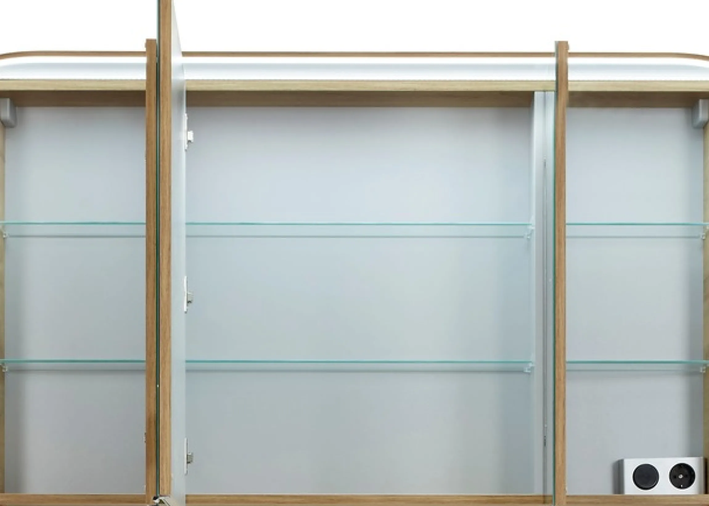 Saphir Badmöbel-Set »Balto Sprint 2-teilig, Mineralmarmor-Waschtisch mit LED-Spiegelschrank« 2 Stk. tlg.