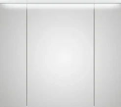Saphir Badmöbel-Set »Balto Sprint 3-teilig, Mineralmarmor-Waschtisch mit LED-Spiegelschrank« 4 Stk. tlg.