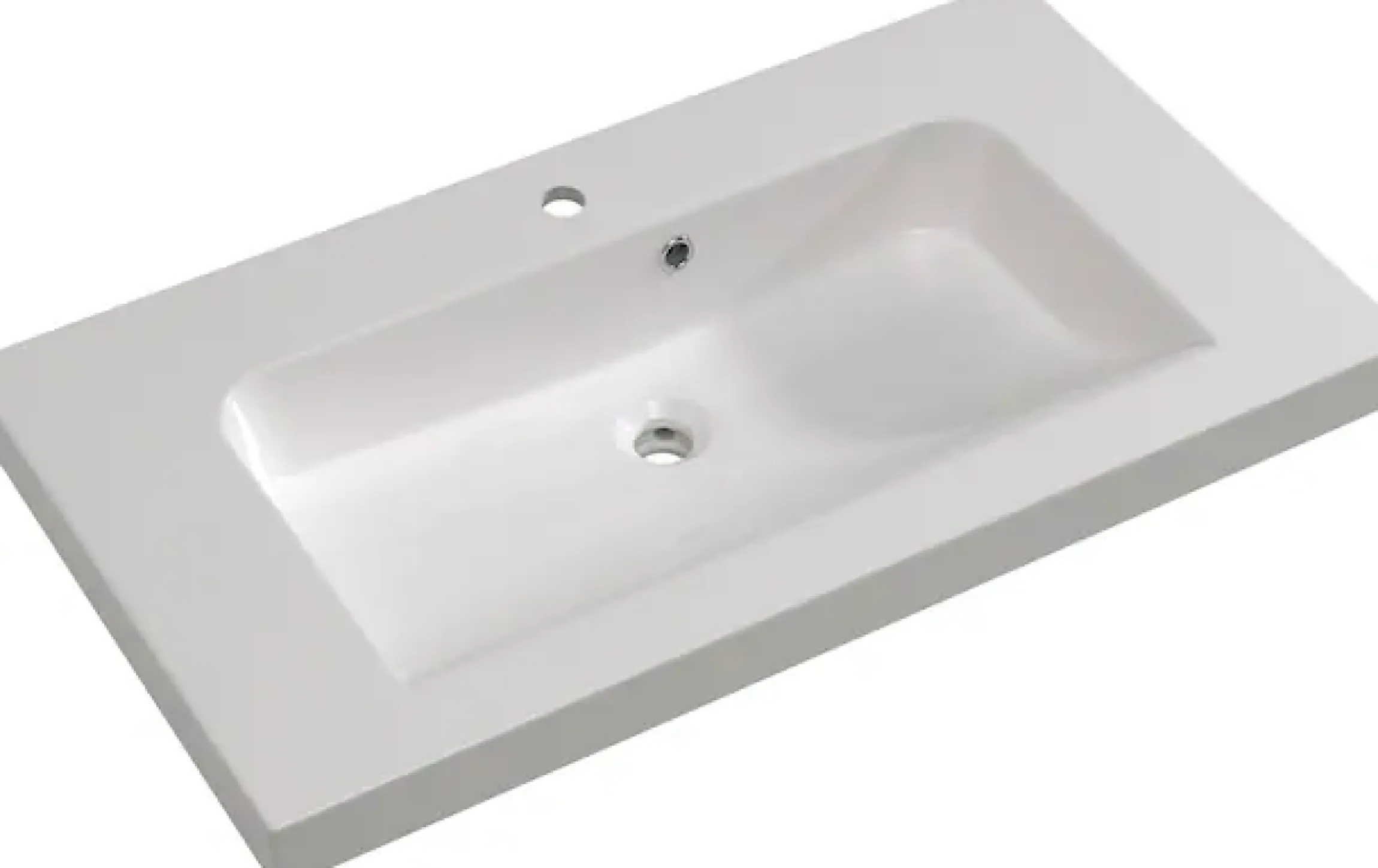 Saphir Badmöbel-Set »Balto Sprint 2-teilig, Mineralmarmor-Waschtisch mit LED-Spiegelschrank« 2 Stk. tlg.