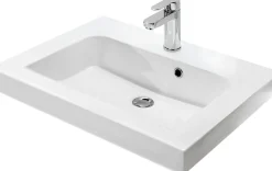 Saphir Badmöbel-Set »Balto Sprint, Waschplatz mit Mineralmarmor-Waschtisch, 64,4 cm breit« 1 Stk. tlg.