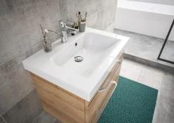 Saphir Badmöbel-Set »Balto Sprint, Waschplatz mit Mineralmarmor-Waschtisch, 64,4 cm breit« 1 Stk. tlg.