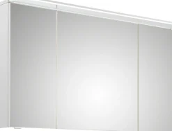 Saphir Badmöbel-Set »Balto Sprint 3-teilig, Mineralmarmor-Waschtisch mit LED-Spiegelschrank« 4 Stk. tlg.