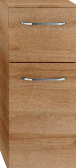 Saphir Badmöbel-Set »Balto Sprint 3-teilig, Mineralmarmor-Waschtisch mit LED-Spiegelschrank« 4 Stk. tlg.