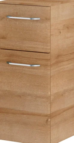Saphir Badmöbel-Set »Balto Sprint 3-teilig, Mineralmarmor-Waschtisch mit LED-Spiegelschrank« 4 Stk. tlg.
