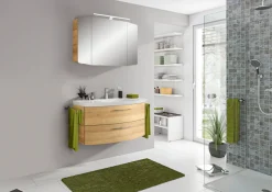 Saphir Badmöbel-Set »Cassca Sprint Waschtisch-Set Mineralmarmor-Waschtisch mit Unterschrank« 1 Stk. tlg.