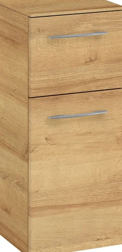 Saphir Badmöbel-Set »Cassca Sprint 4-teilig Mineralmarmor-Waschtisch mit LED-Spiegelschrank« 5 Stk. tlg.
