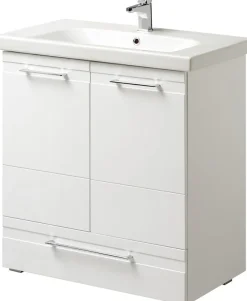 Saphir Badmöbel-Set »Keramikwaschtisch mit Waschtischunterschrank« Set, 2 Stk. tlg.