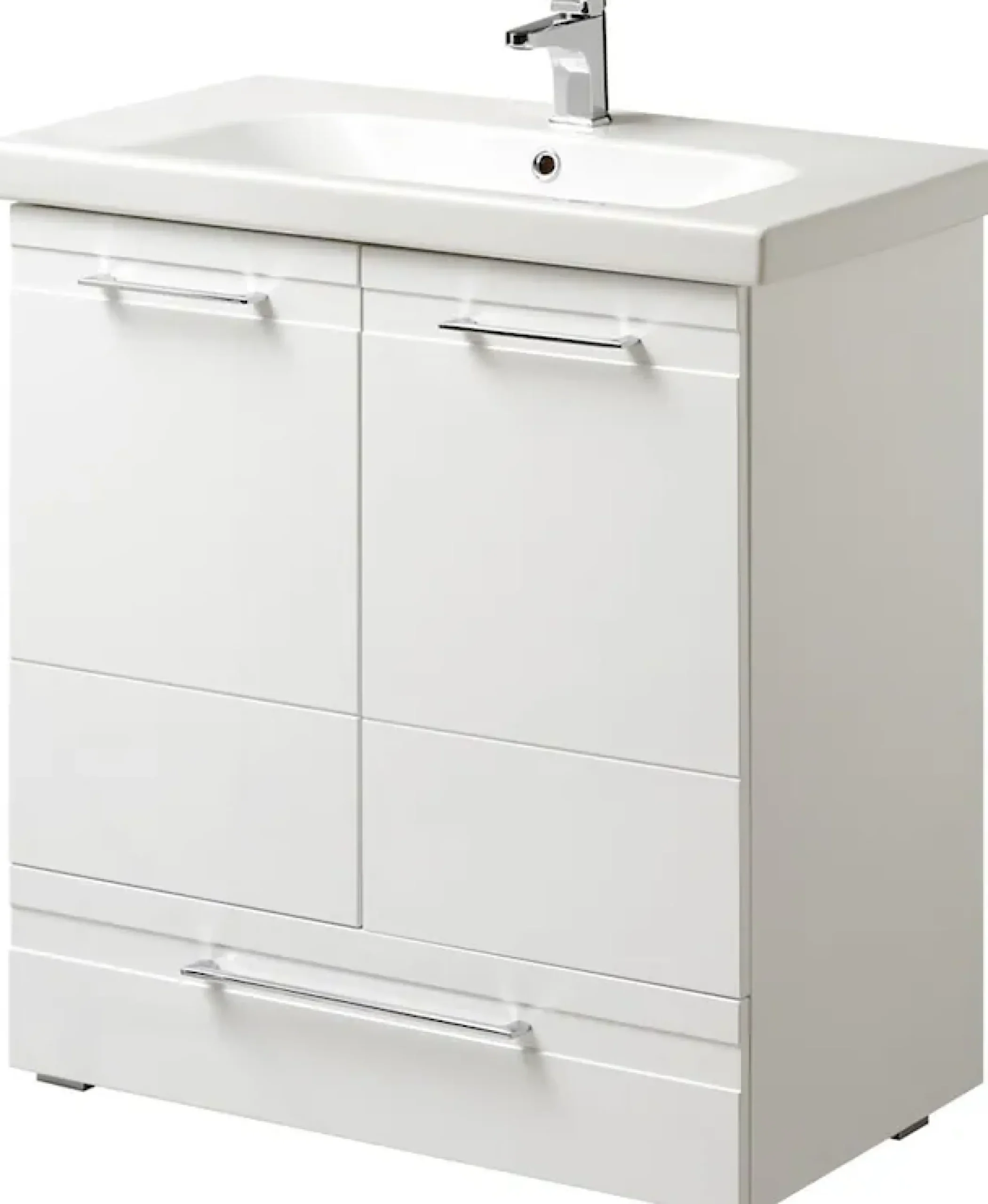 Saphir Badmöbel-Set »Keramikwaschtisch mit Waschtischunterschrank« Set, 2 Stk. tlg.