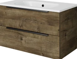 Saphir Badmöbel-Set »Mineralmarmor-Waschtisch mit Waschtischunterschrank« 2 Stk. tlg.