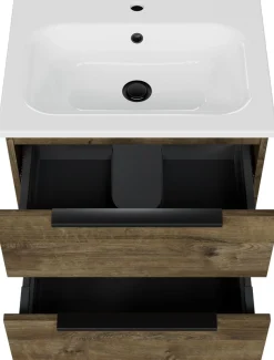 Saphir Badmöbel-Set »Mineralmarmor-Waschtisch mit Waschtischunterschrank« 2 Stk. tlg.