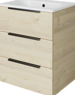 Saphir Badmöbel-Set »Mineralmarmor-Waschtisch mit Waschtischunterschrank« 2 Stk. tlg.