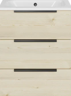 Saphir Badmöbel-Set »Mineralmarmor-Waschtisch mit Waschtischunterschrank« 2 Stk. tlg.