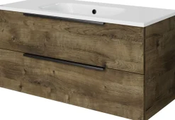 Saphir Badmöbel-Set »Mineralmarmor-Waschtisch mit Waschtischunterschrank« 2 Stk. tlg.