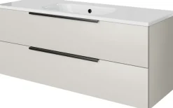 Saphir Badmöbel-Set »Mineralmarmor-Waschtisch mit Waschtischunterschrank« 2 Stk. tlg.