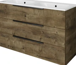 Saphir Badmöbel-Set »Mineralmarmor-Waschtisch mit Waschtischunterschrank« 2 Stk. tlg.