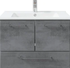 Saphir Badmöbel-Set »Quickset 945 Keramik-Waschtisch mit Unterschrank, 75 cm breit« 1 Stk. tlg.