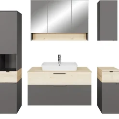 Saphir Badmöbel-Set »Quickset 394« Komplett-Set, 6 Stk. tlg.