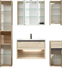 Saphir Badmöbel-Set »Quickset 393« Komplett-Set, 6 Stk. tlg.