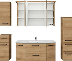 Saphir Badmöbel-Set »Quickset 318, mit Türdämpfer« 6 Stk. tlg.