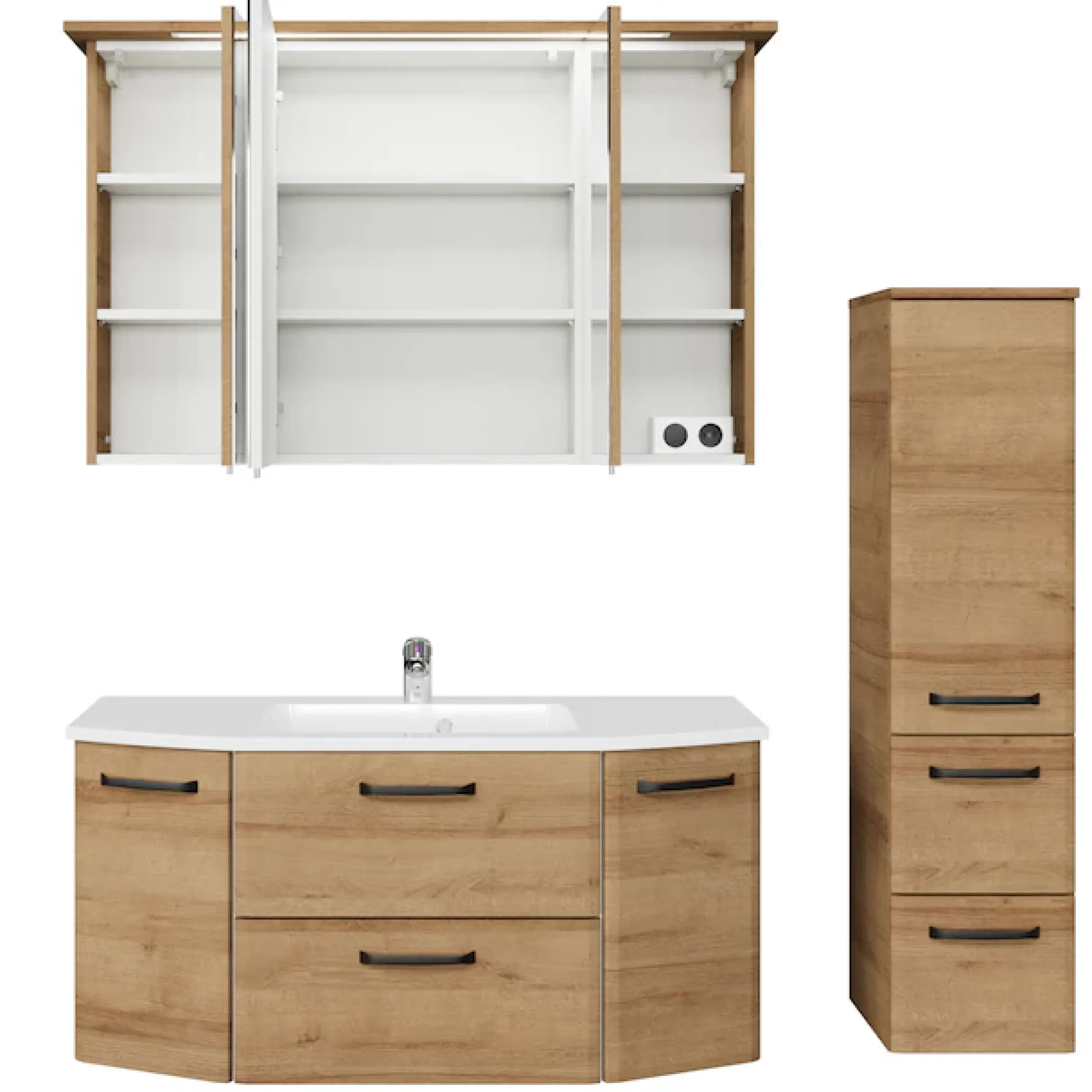 Saphir Badmöbel-Set »Quickset 318, mit Türdämpfer« 4 Stk. tlg.