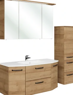 Saphir Badmöbel-Set »Quickset 318, mit Türdämpfer« 4 Stk. tlg.