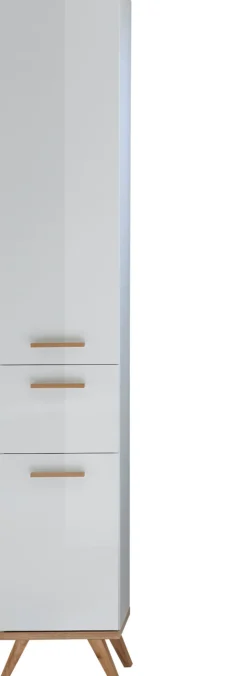 Saphir Badmöbel-Set »Quickset Mineralmarmor-Waschtisch mit LED-Spiegel, Unterschrank« 7 Stk. tlg.
